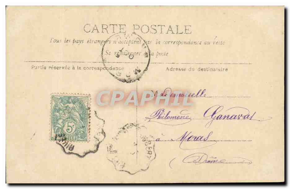 CPA Fantaisie Couple Le regard se penetre et la main s'abandonne  — Rückseite