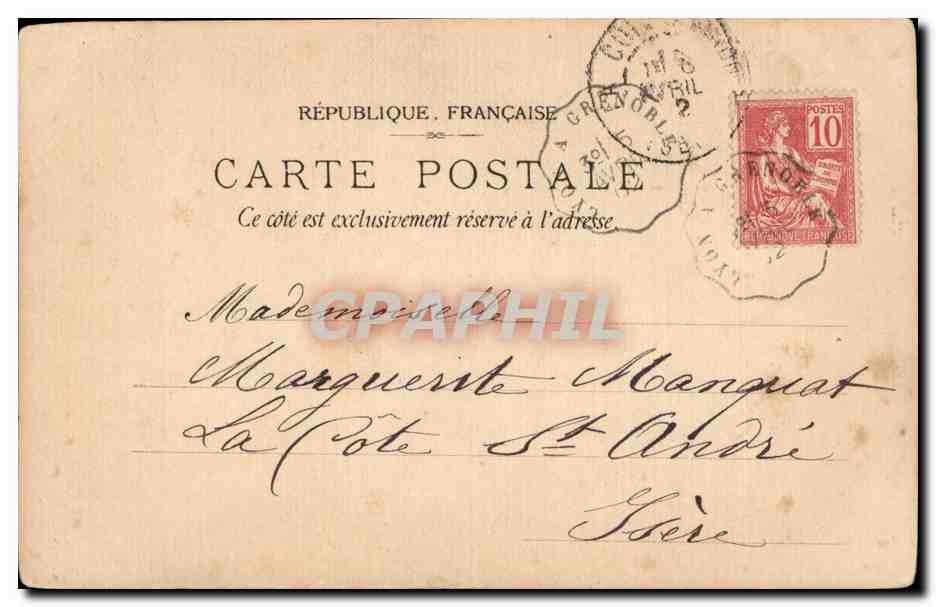 CPA Fantaisie La cour sous un parapluie (couple) — Rückseite