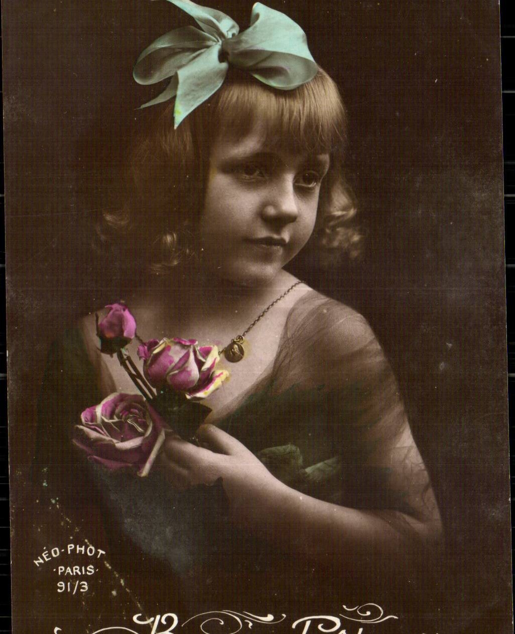 CPA Fantaisie Enfant Bonne fete