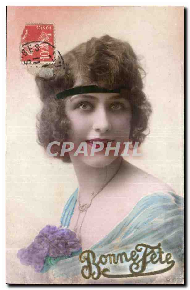 CPA Fantaisie Femme Bonne fete