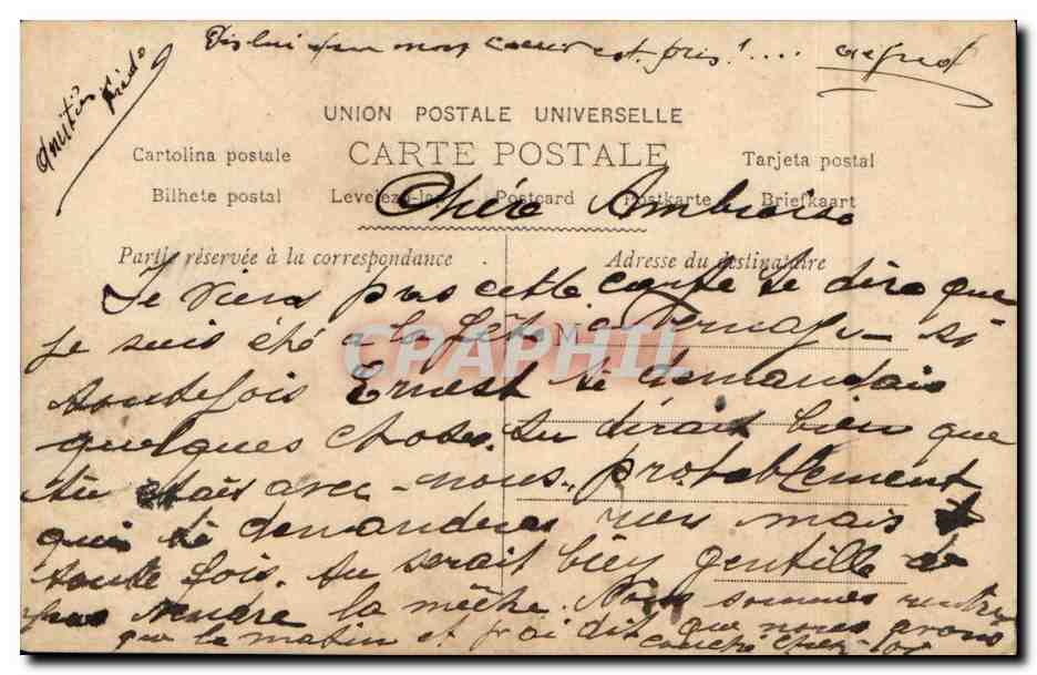 Félyne — Ritratto di donna in abito da sera — editore Rawlhauger, Parigi, n° 1872 — Verso