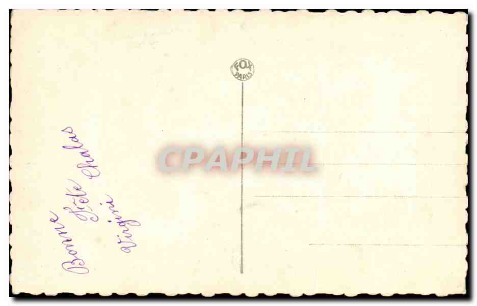 CPA Fantaisie Femme — Verso