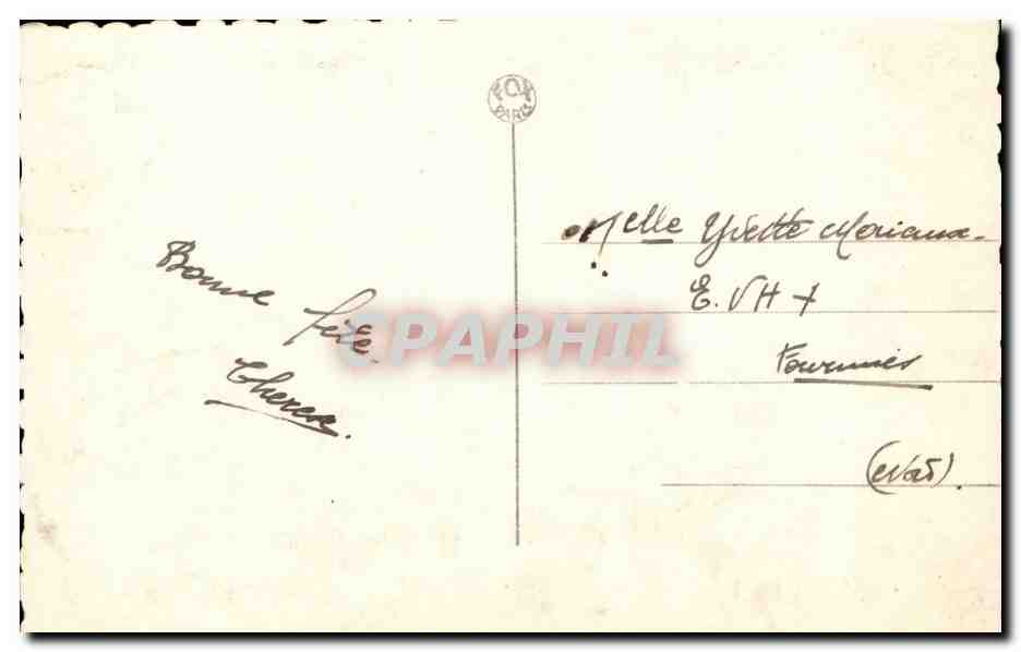 CPA Fantaisie Femme — Verso