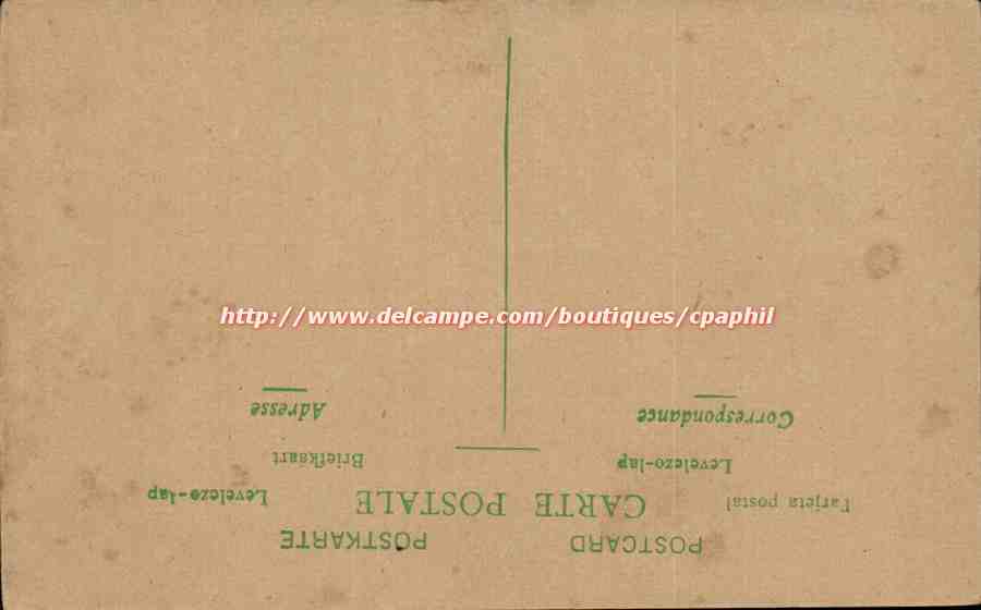 CPA Fantaisie Enfants et mouton — Verso
