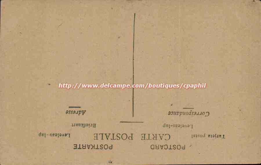 CPA Fantaisie Enfant et mouton — Verso