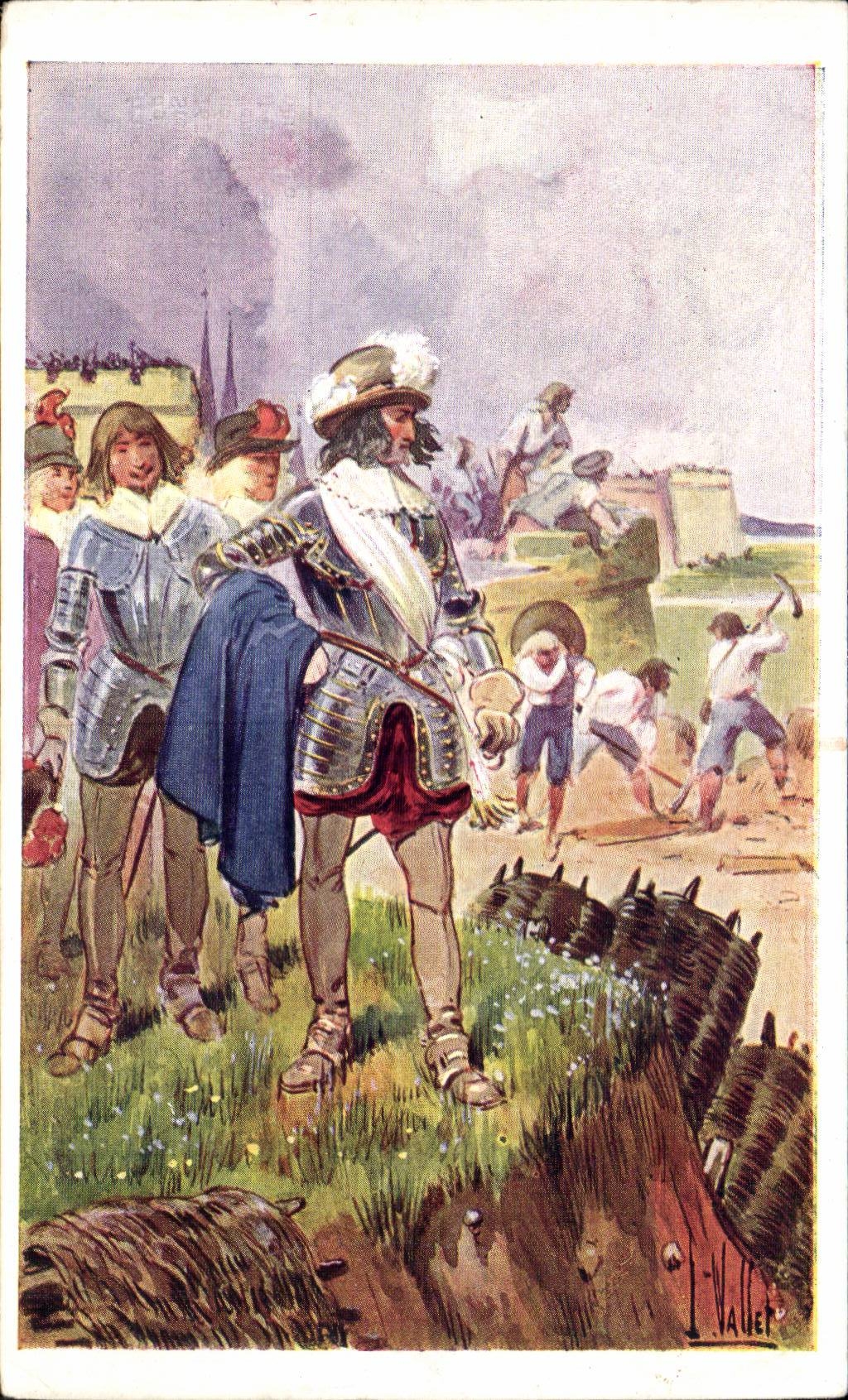 Louis XIII — Sujet historique — J. Vauler