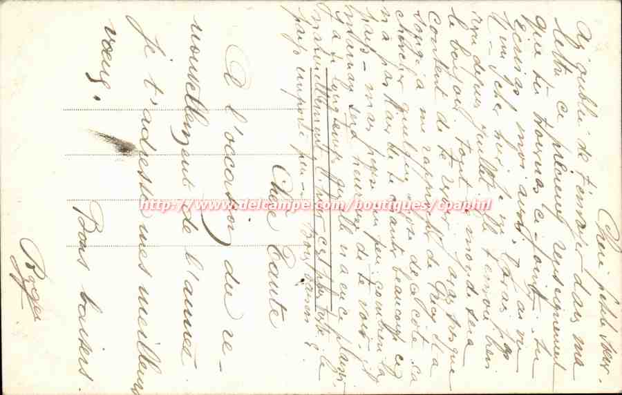 CPA Fantaisie Enfant Bonne annee — Rückseite