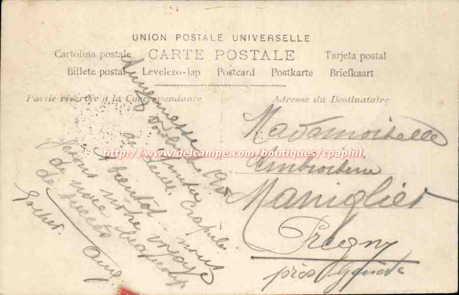 Soldat en uniforme — Souvenir Affectueux — Éditeur inconnu, n° 245 — Rückseite