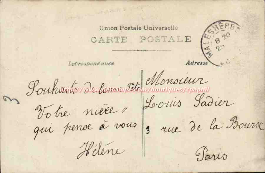 CPA Fantaisie Femme Heureuse fete — Rückseite