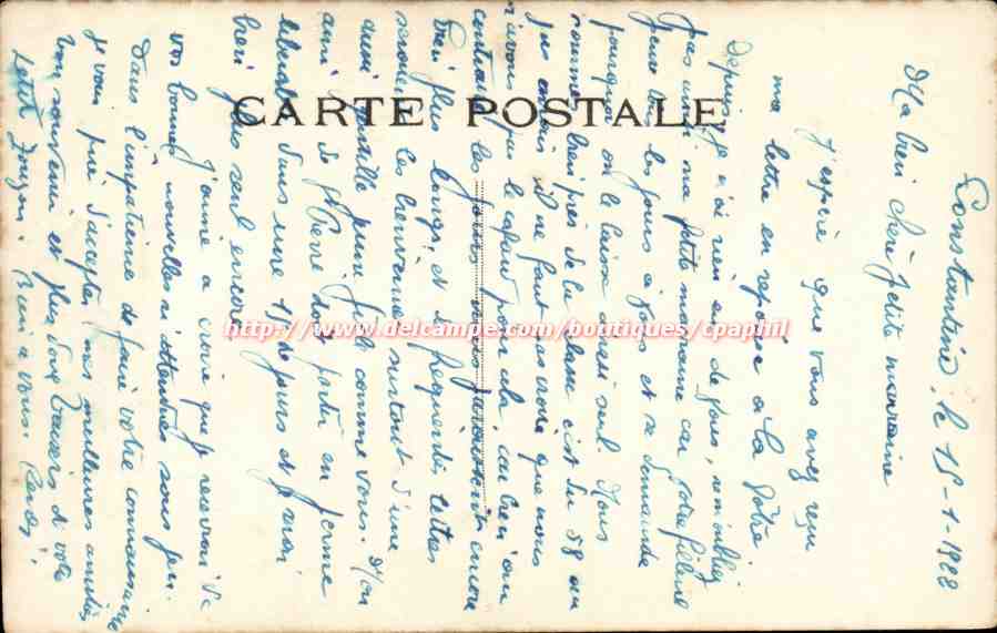 CPA Fantaisie Couple Au zouave tout est permis — Rückseite