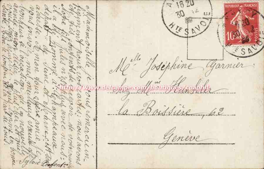 CPA Fantaisie Homme Heureuse annee — Verso