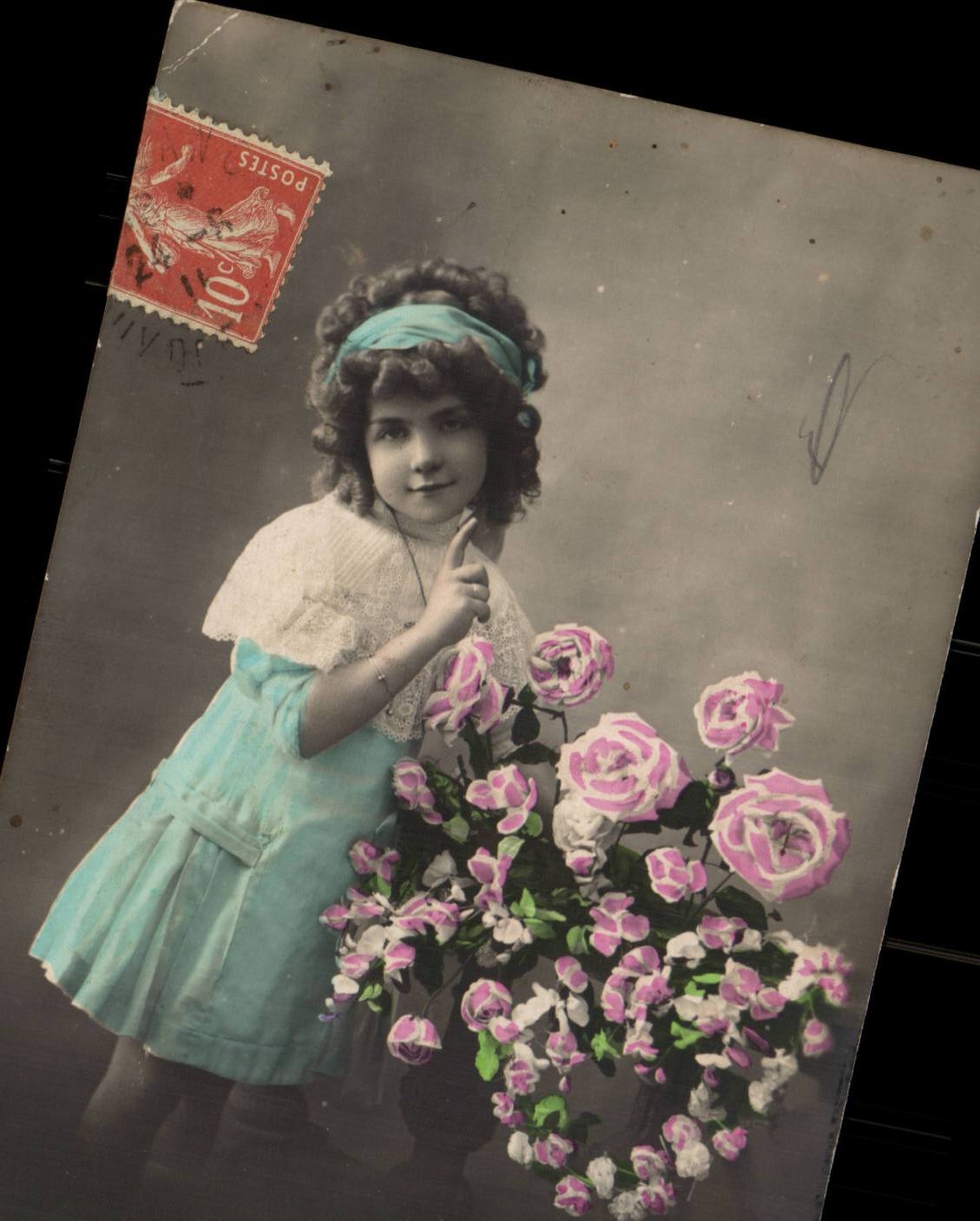 CPA Fantaisie Enfant Je pense a vous