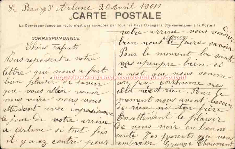 CPA Fantaisie Femme Bonnes Paques (oeuf) — Rückseite