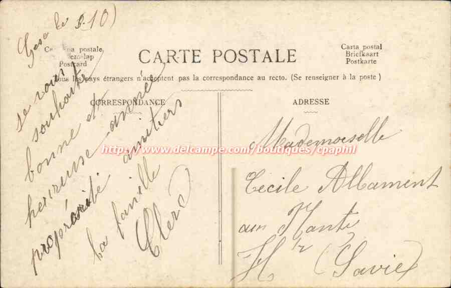 Homme en costume tenant un bouquet — Bonne Année — Delcampe n°177 — Reverso