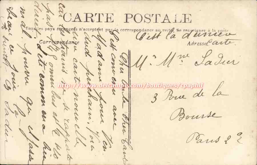 Jeanne d'Arc brûlée vive à Rouen — scène historique — éditeur ATS n°744 — Verso