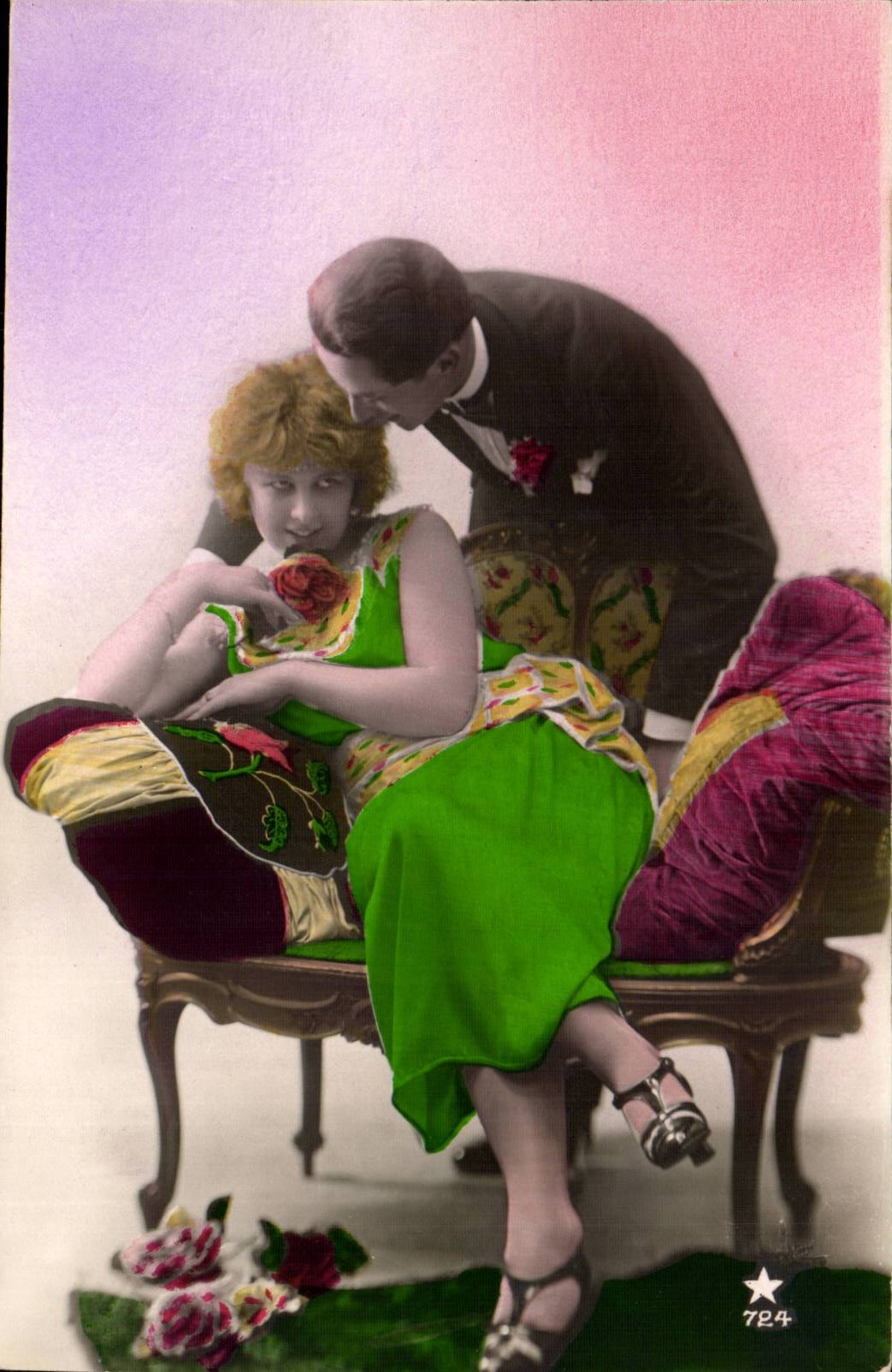 CPA Fantaisie Couple