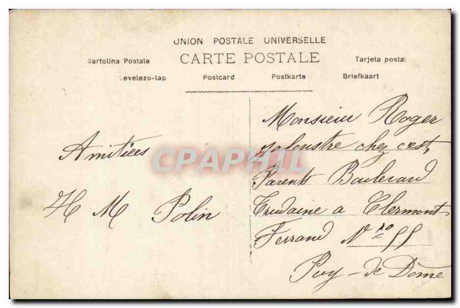 CPA Fantaisie Enfant  — Rückseite