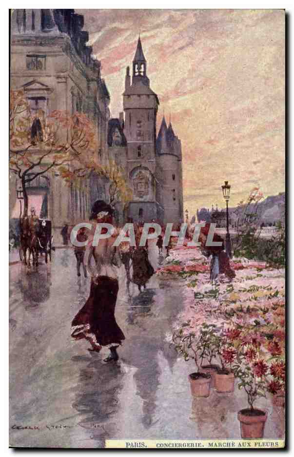 CPA Fantaisie Paris Conciergerie Marche aux fleurs