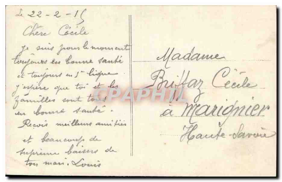 Sœur religieuse — prière — Rovaneche 142 — Verso
