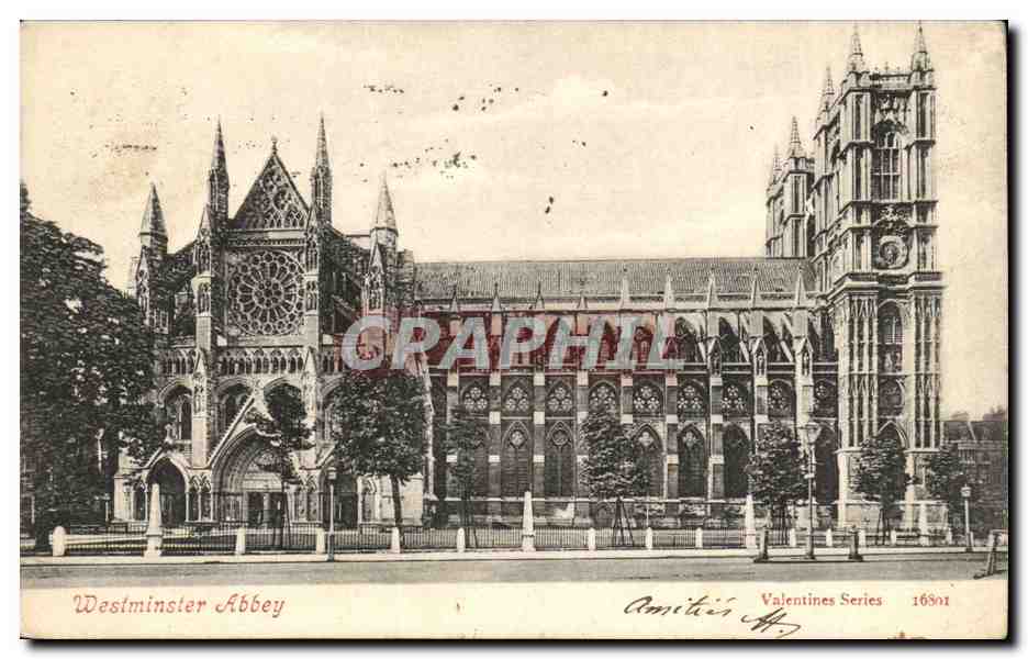 Grande Bretagne CPA Westminster abbey Londres London