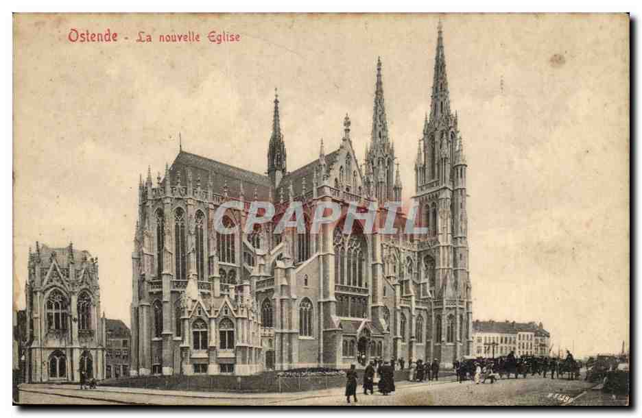 Ostende - La nouvelle Église — éditeur V. G. à Midi, Bruxelles 10