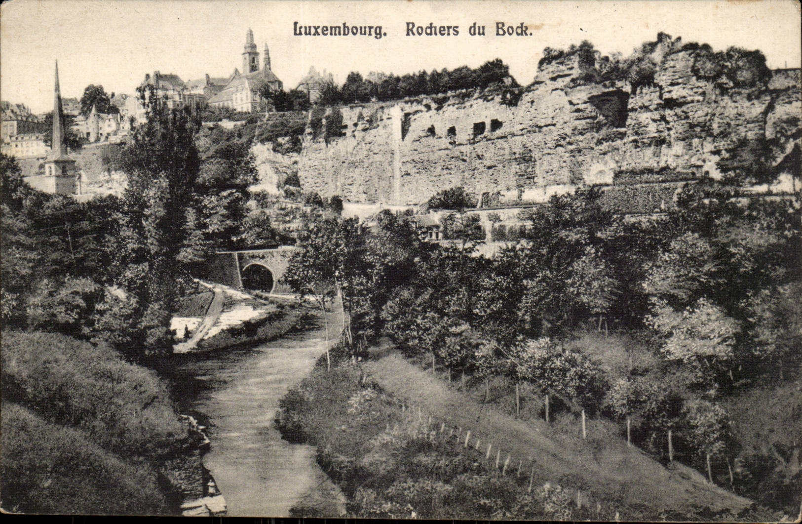 Luxembourg CPA Rochers du Bock