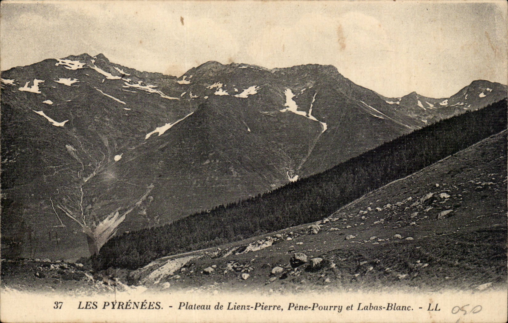 Les Pyrénées - Plateau de Lienz-Pierre, Pène-Pourry et Labas-Blanc - LL 050