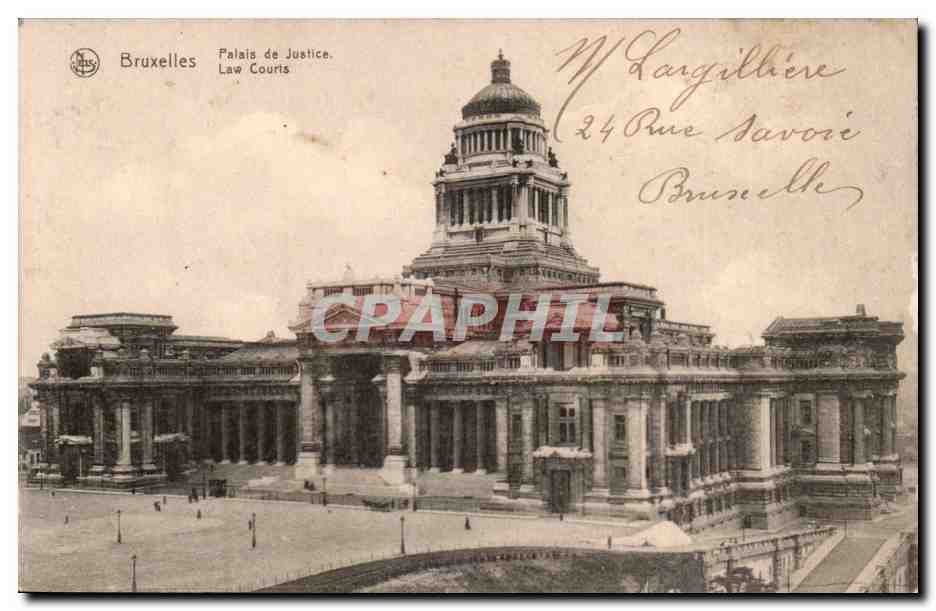 Belgique Belgie Bruxelles Brussel CPA Palais de justice