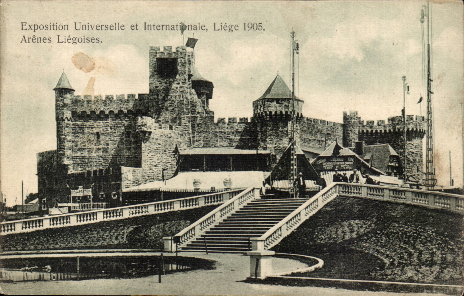 Weltausstellung und Internationale Ausstellung, Liège 1905 — Liège Arenes — Depot Rue Fragnée 204 Liège 13
