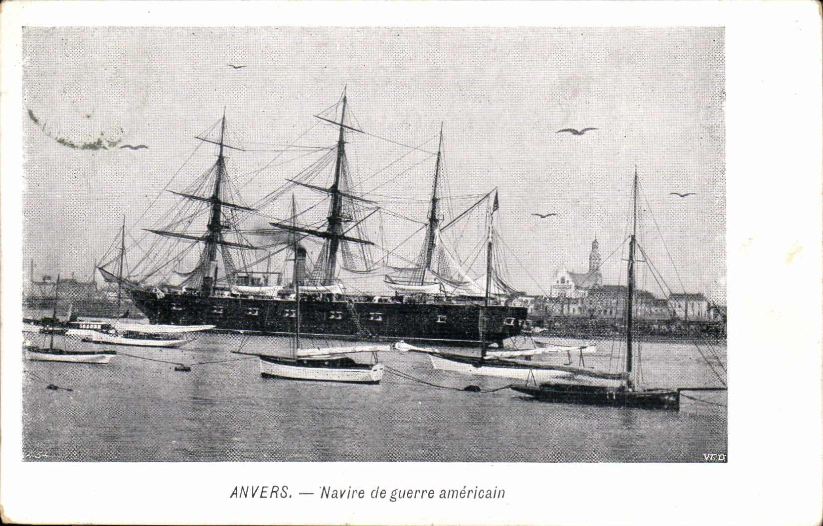 Anvers — Navire de guerre américain — VEP
