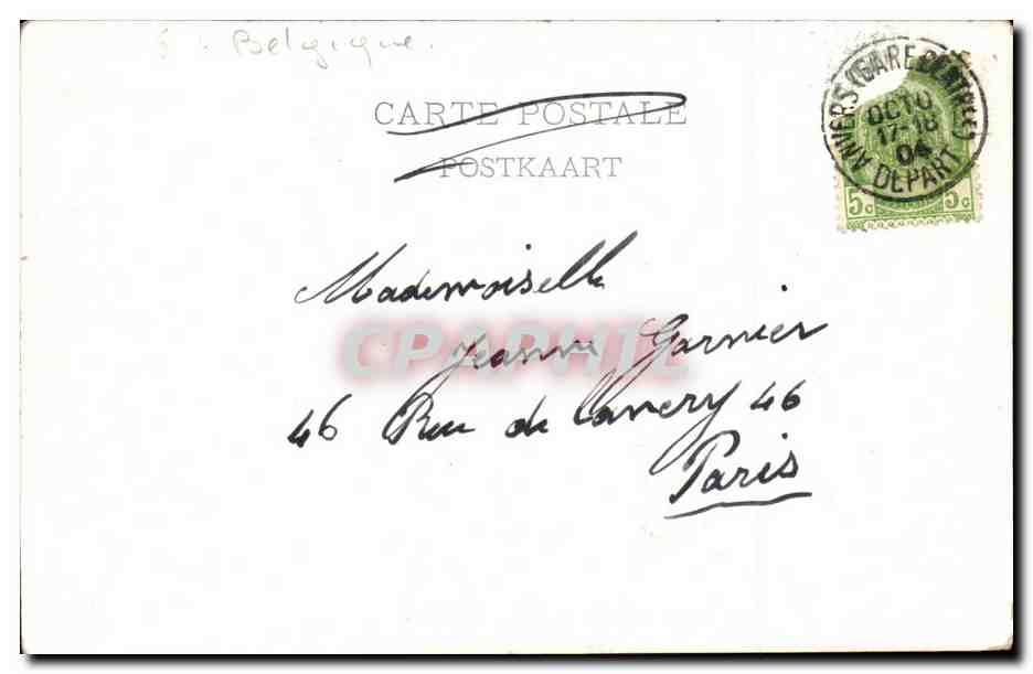 Anvers — Navire de guerre américain — VEP — Verso