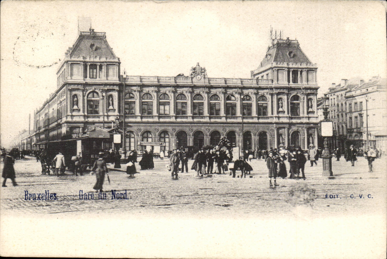 Belgie Belgique BRuxelles CPA Gare du nord