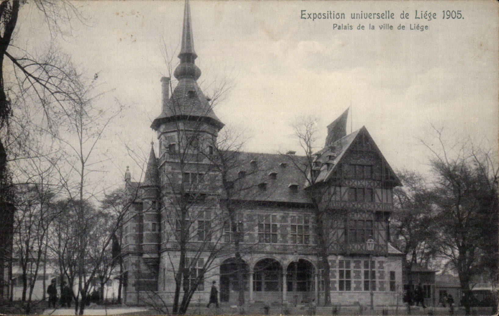 Belgique Belgie CPA Exposition universelle de Liege 1905 Palais de la ville de Liege
