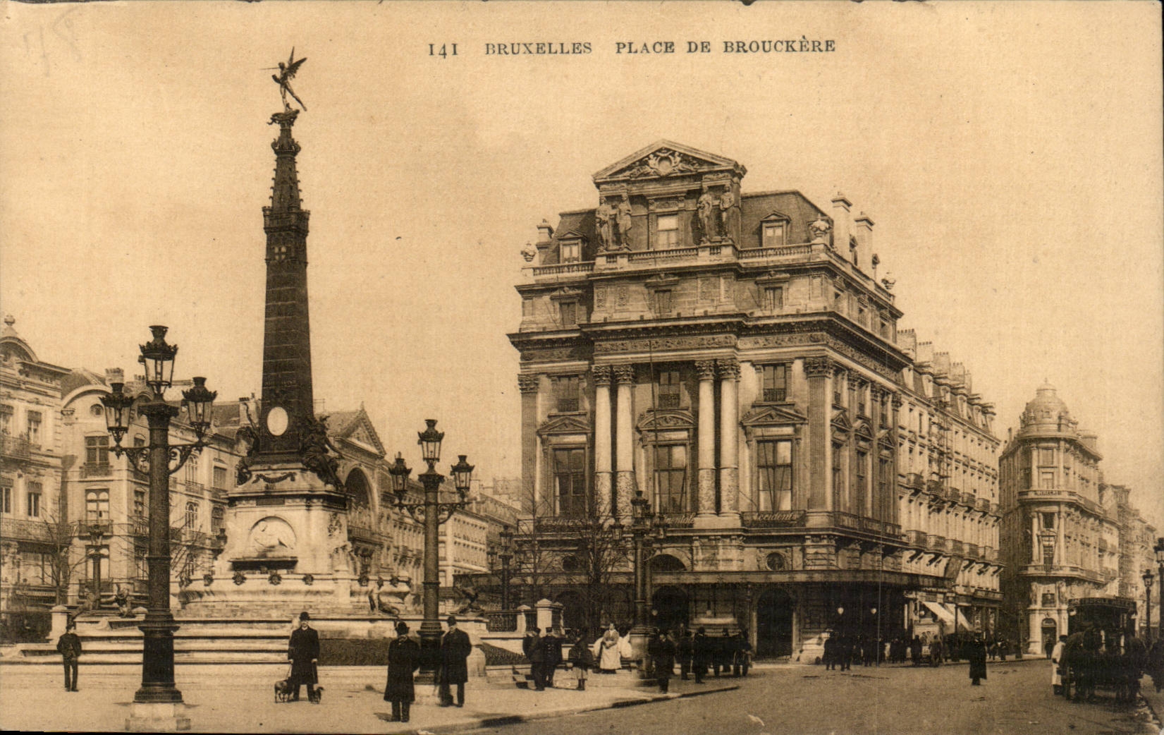 Belgique Belgie CPA Bruxelles Place de Brouckere