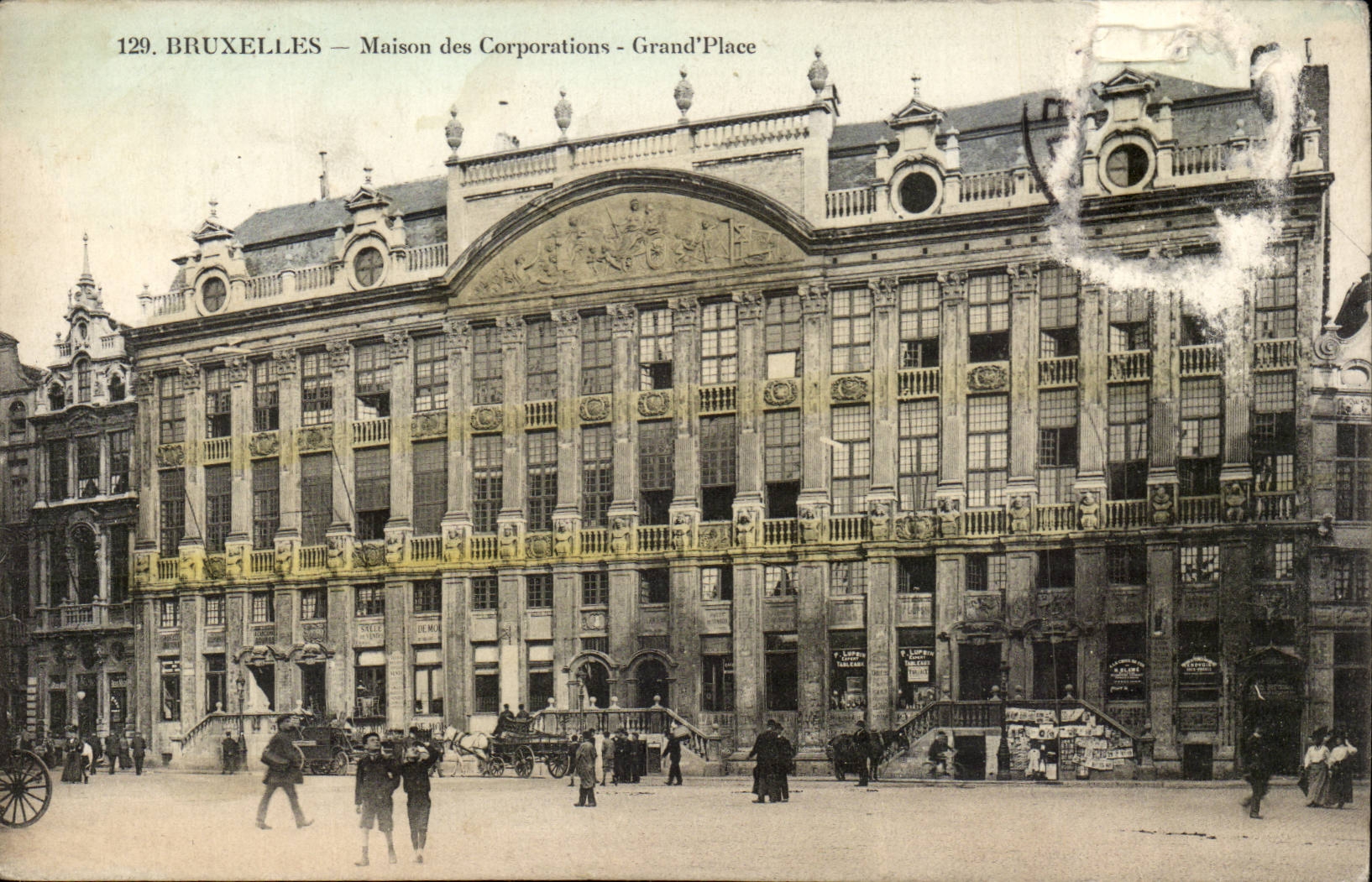 Belgique Belgie CPA Bruxelles Maison des corporations Grand place