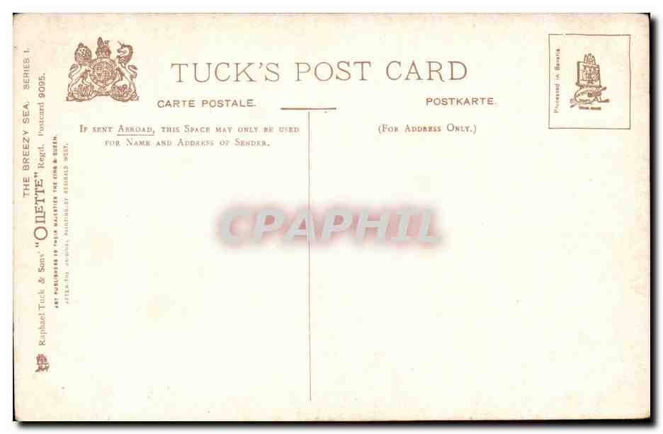 Great BRitain CPA Salmon fishing Peche au saumon — Rückseite
