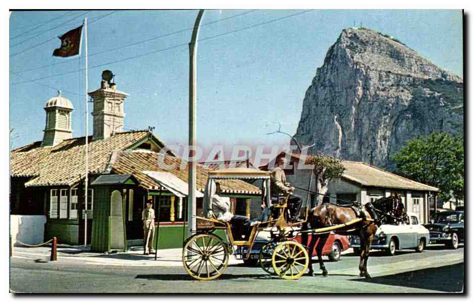 Gibraltar — Blick auf den Felsen — Verlag: Blackthorne Studio, Serie P31983