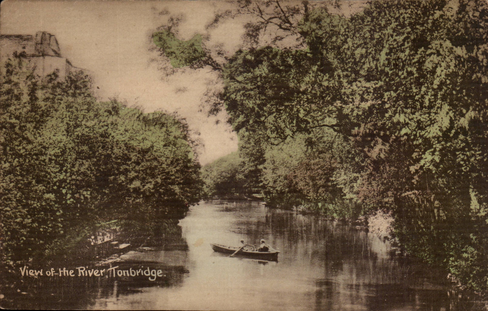 Great BRitain CPA View of the river Tonbridge