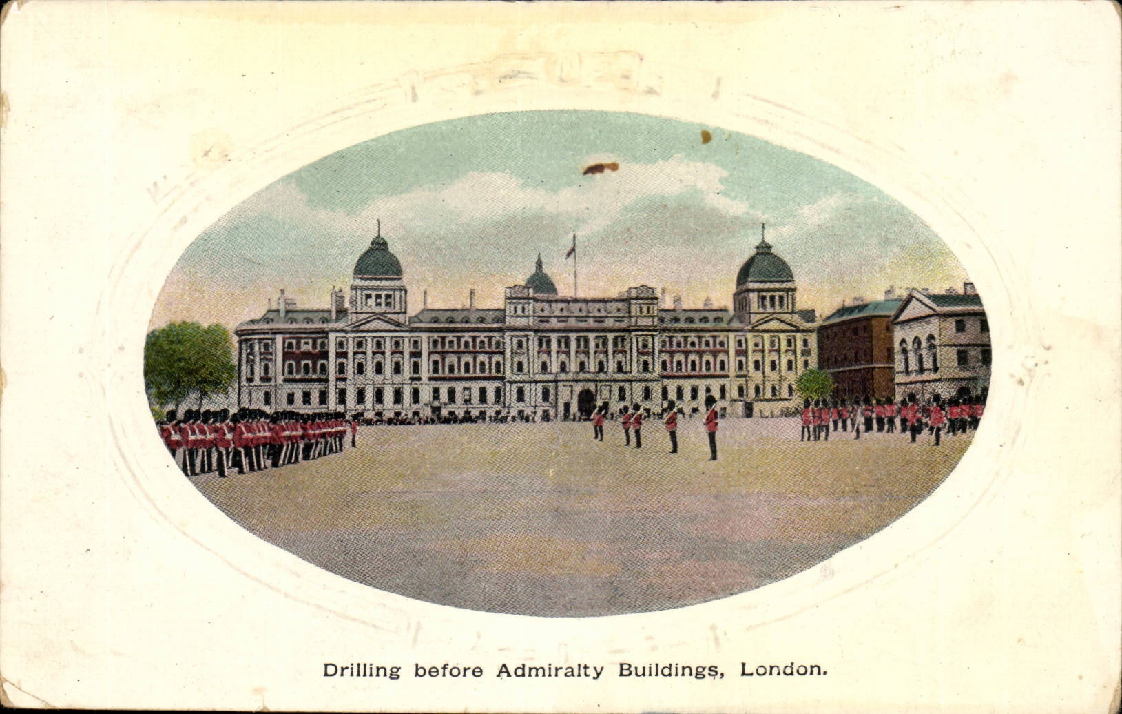 Great BRitain CPA Drilling before Admiralty buildings London londres