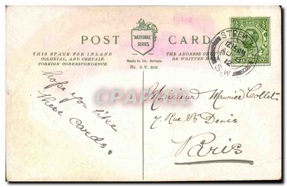 Great BRitain CPA Drilling before Admiralty buildings London londres — Rückseite