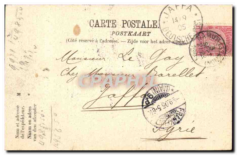 Belgie Belgique Namur CPA Vallee de la Sambre — Rückseite