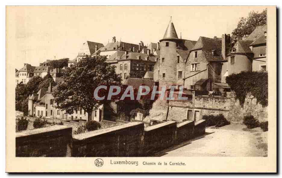 Luxembourg CPA Chemin de la corniche