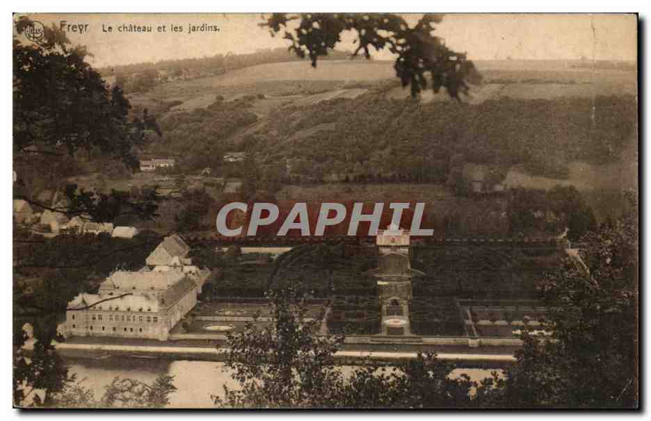 Belgie Belgique Freyr CPA le chateau et les jardins
