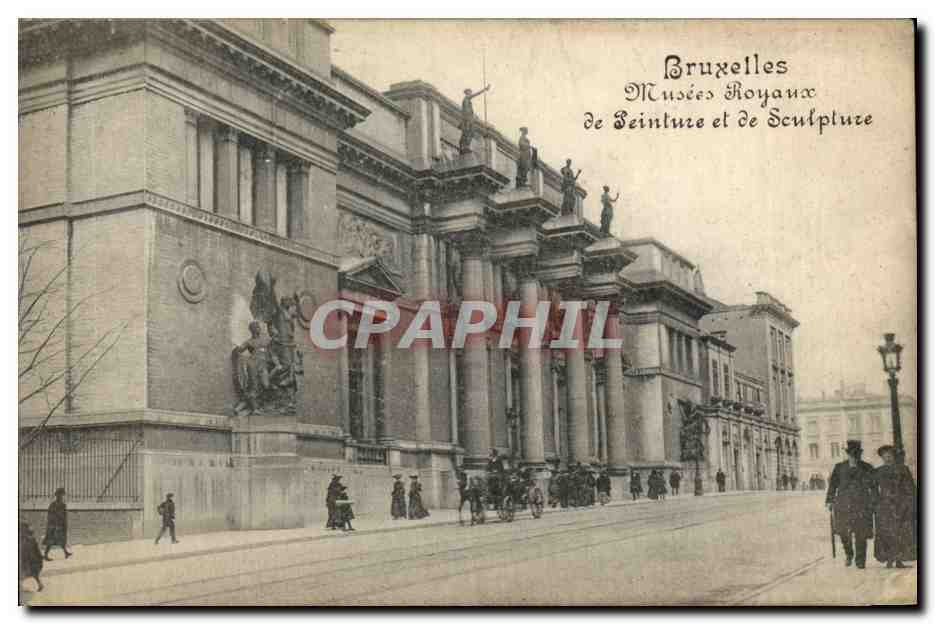 Belgie Belgique Bruxelles CPA Musees royaux de peinture et de sculpture