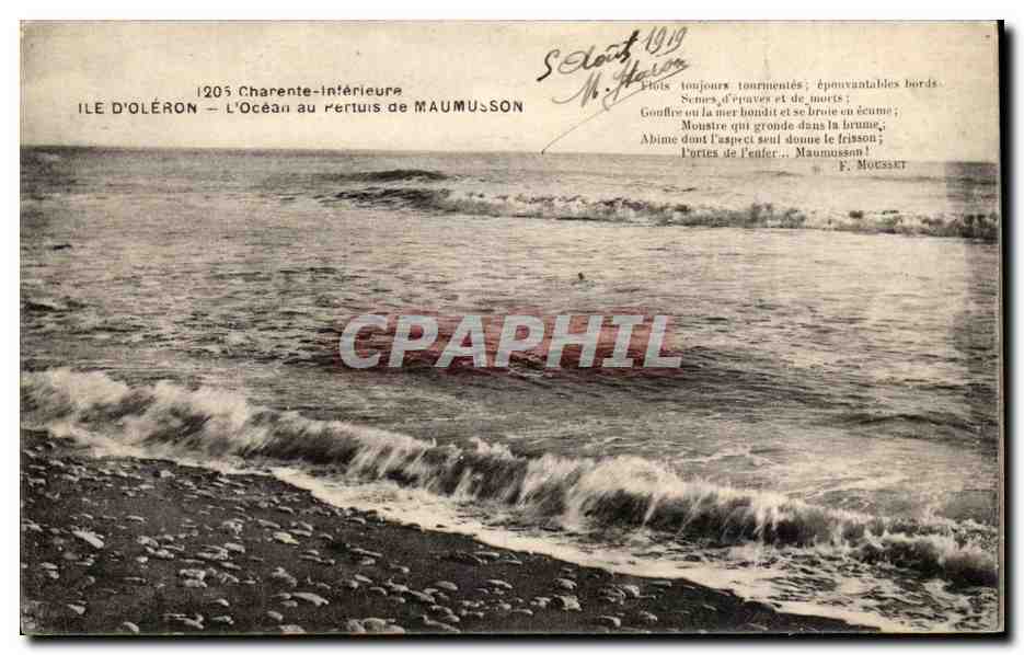 Île d'Oléron — L'Océan au Pertuis de Maumusson — F. Moisset
