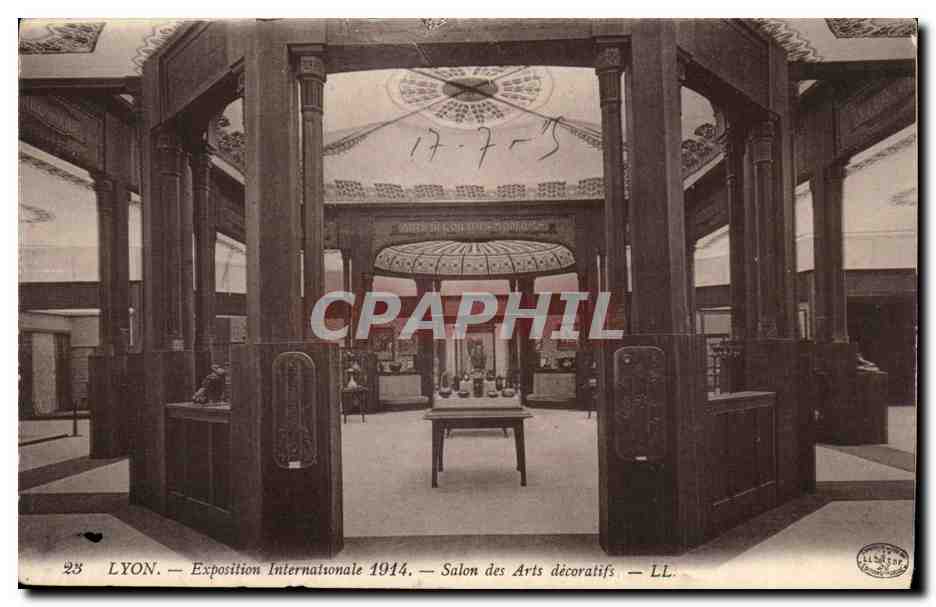 LYON — Exposition Internationale 1914 — Salon des Arts décoratifs — LL.