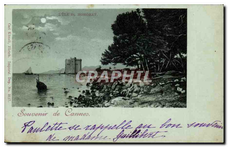 CPA Souvenir de Cannes