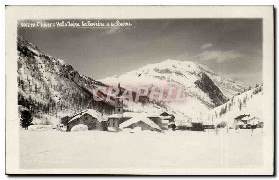 L'hiver a Val d'isere CPM La toviere et le Pourri