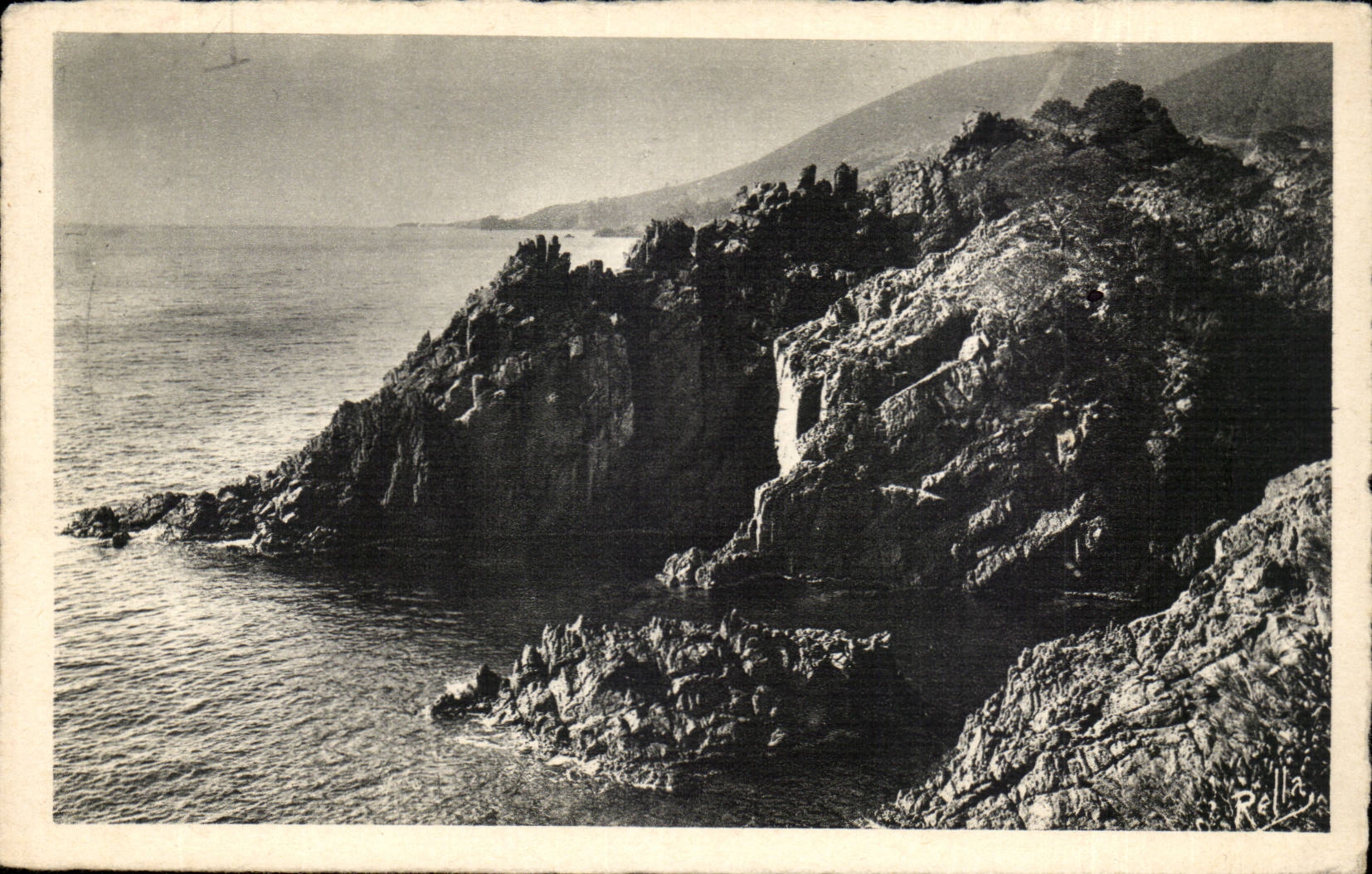 La corniche d'or CPA Les rochers du Trayas