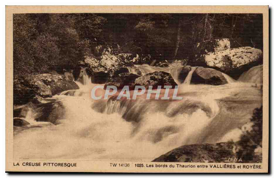 Les bords du Thaurion entre VALLIÈRES et ROYÈRE — MHA, TW 14136, série 1025